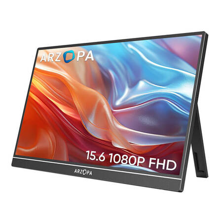 Portable Monitor With Touch Screen| Arzopa A1T Transmission 15.6"