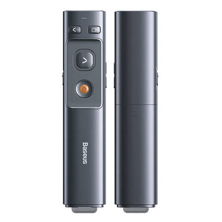 Multifunctional Presentation Remote | Baseus Orange Dot (Grey)