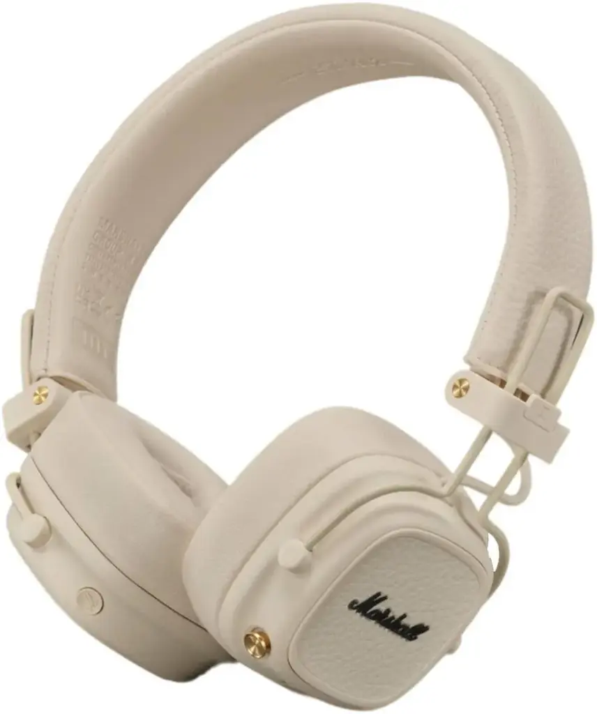 Marshall Major V Wireless On-Ear Headphones with Microphone - Cream