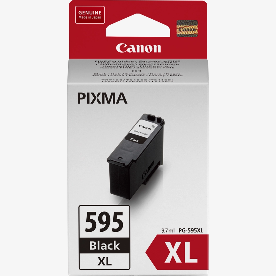 Canon PG-595XL High Yield Black Ink Cartridge