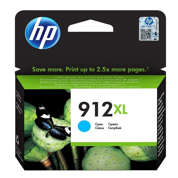HP 912XL High Yield Cyan Ink
