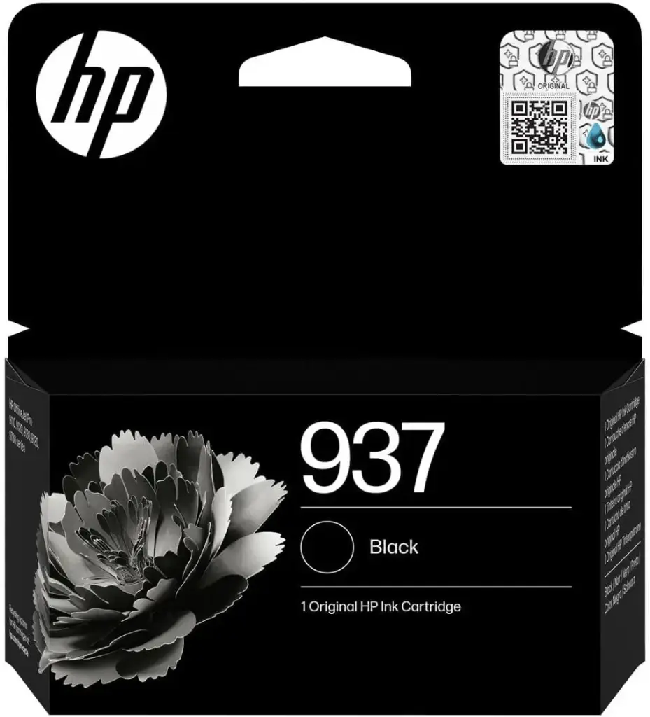 HP Original Black Ink Cartridge | HP 937