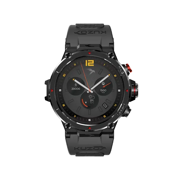 Veho FS2 Kuzo II Sports Smart Watch with GPS - Black