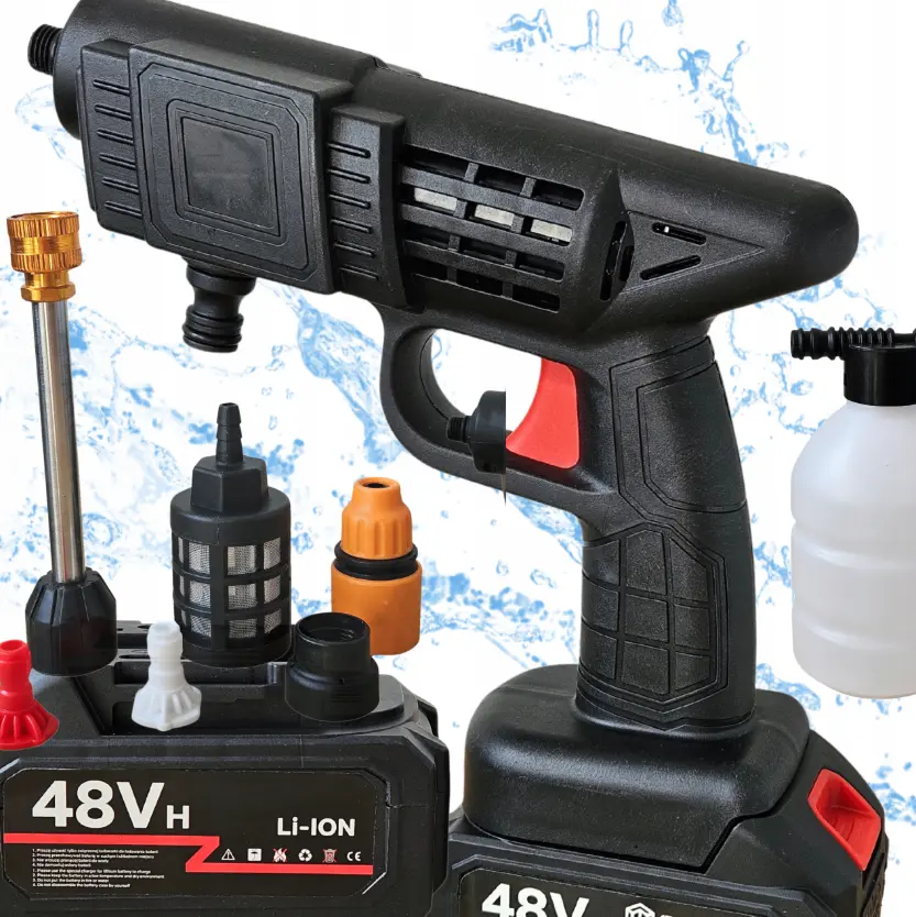 Extralink | Cordless Pressure Washer with 2 Batteries