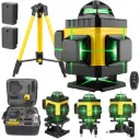 Extralink | 4D Cross Line Laser Level Kit with Tripod