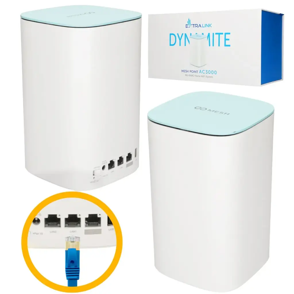 Extralink Dynamite C31 | Wi-Fi Mesh Access Point AC3000