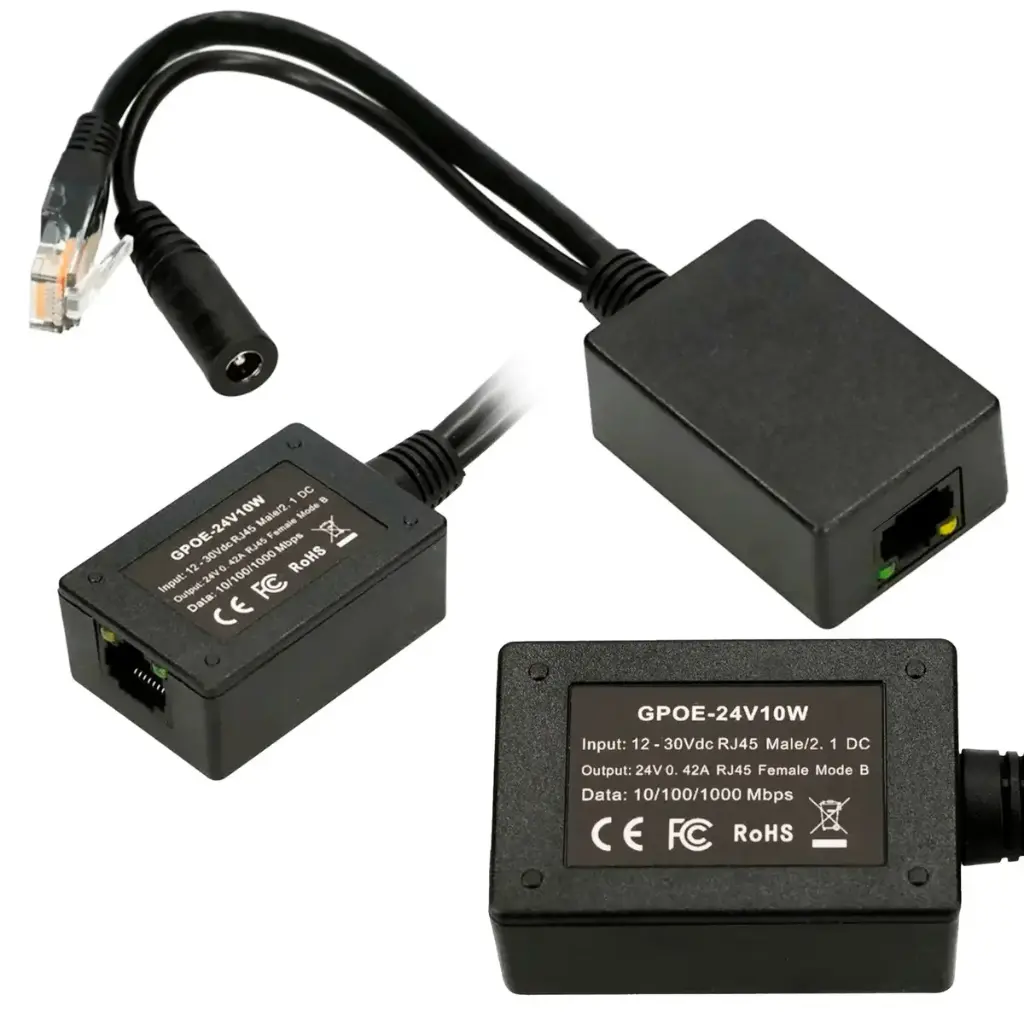 Extralink | 1-Port PoE Injector 24V