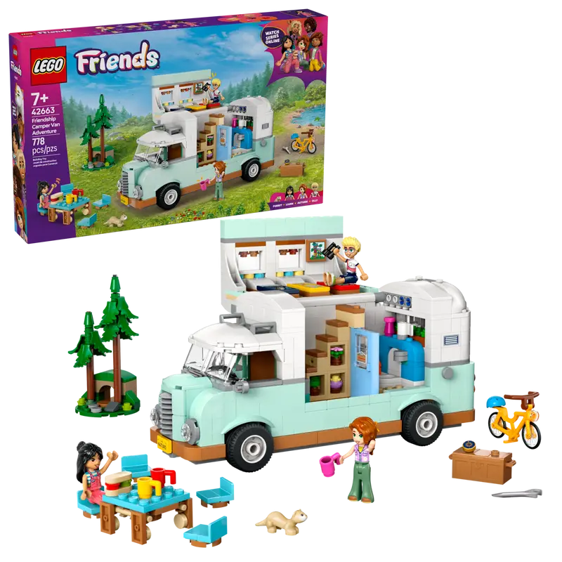 LEGO 42663 Friendship Camper Van Adventure 