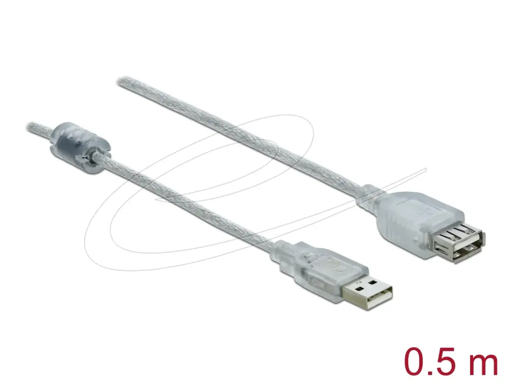 Delock USB 2.0 | USB Extension Cable 0.5M