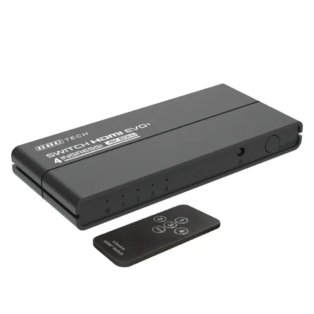 GBC 4×1 HDMI Switch | 4K@60Hz HDR