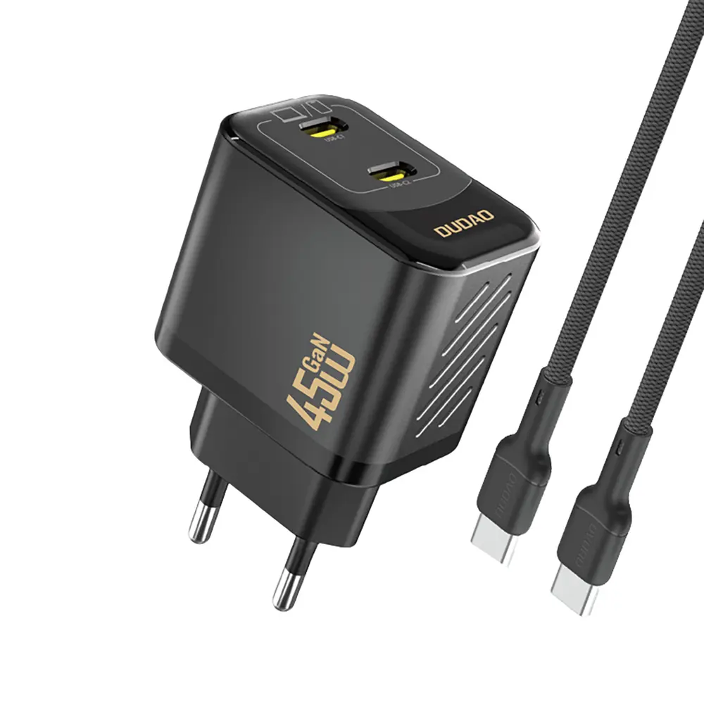 Dudao GaN PD 45W | USB-C Wall Charger with Cable