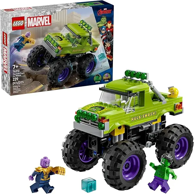 LEGO 76312 Marvel Hulk Truck vs Thanos