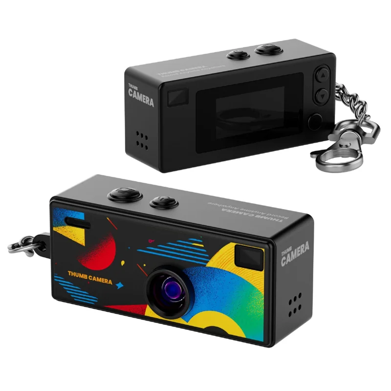 Mini Thumb Camera Keychain with TFT Screen | G6
