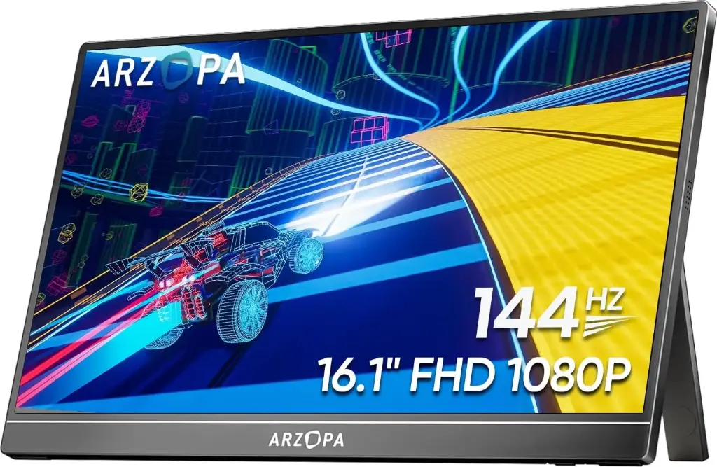 ARZOPA Z1FC Portable Monitor with Sleeve Bag 16.1"