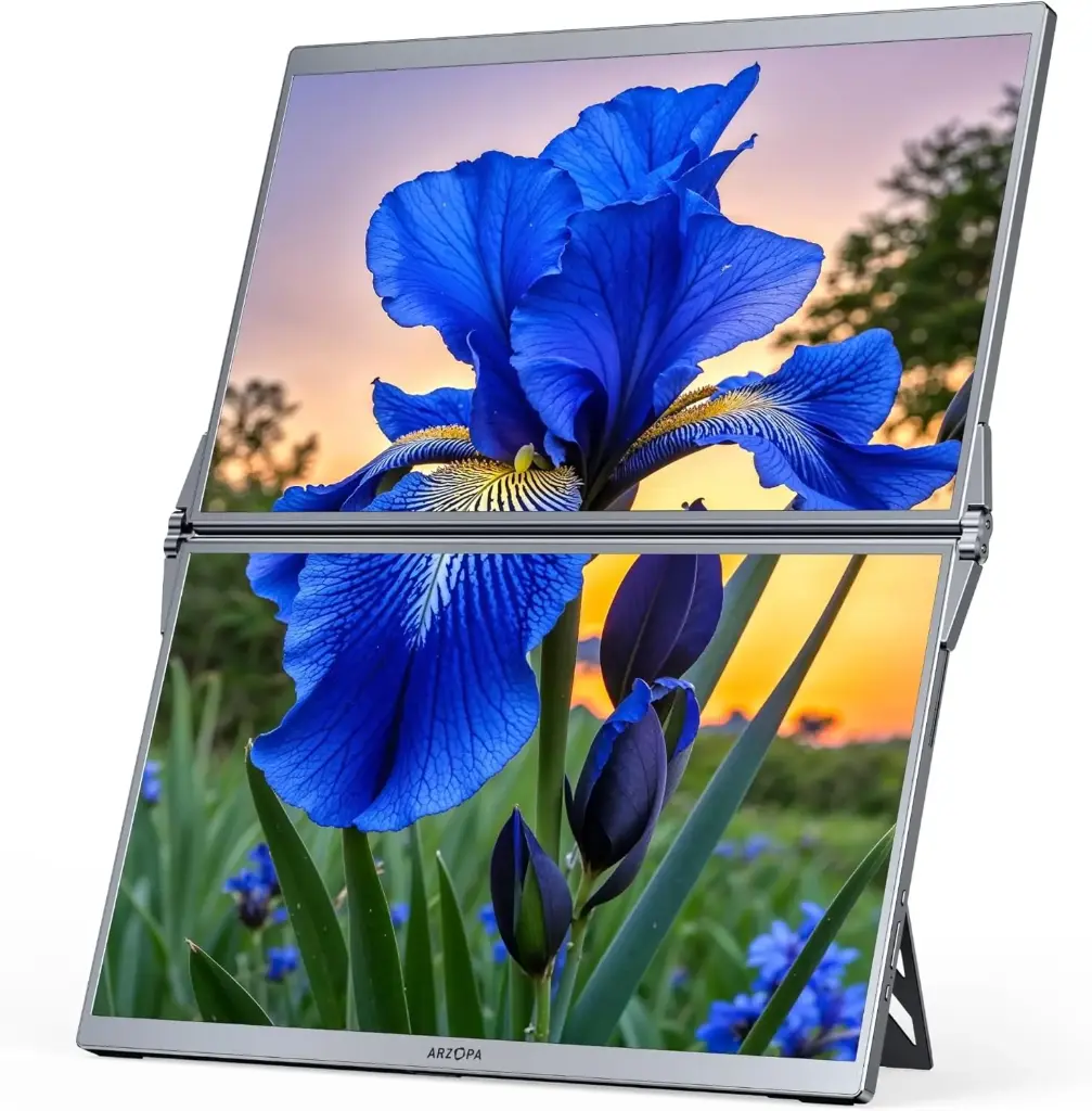 Dual Screen Portable Monitor 15.6" | ARZOPA E1