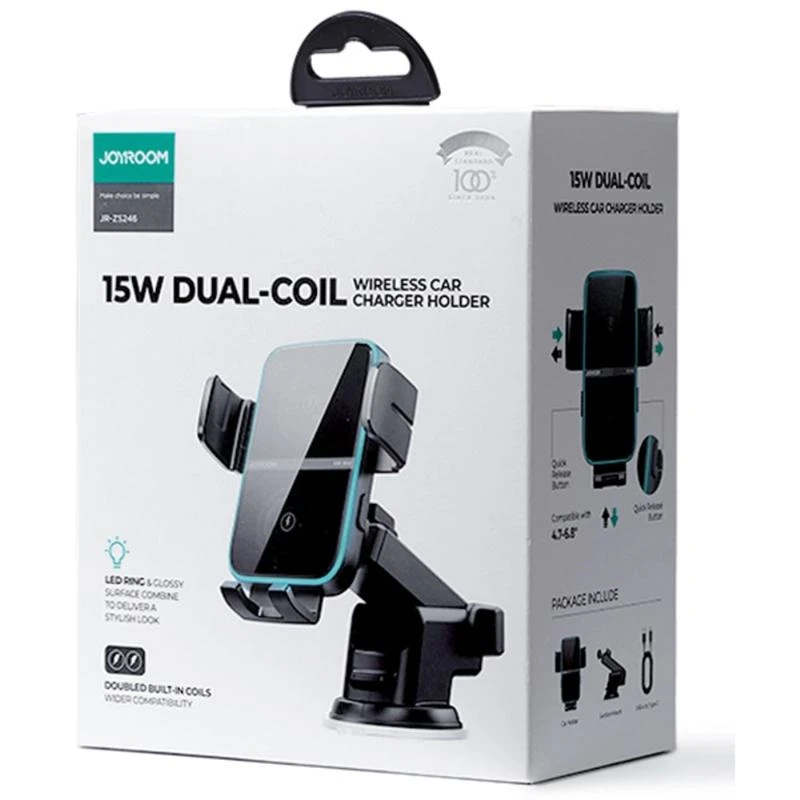 Joyroom Dashboard Car Mount Wireless Charger 15W