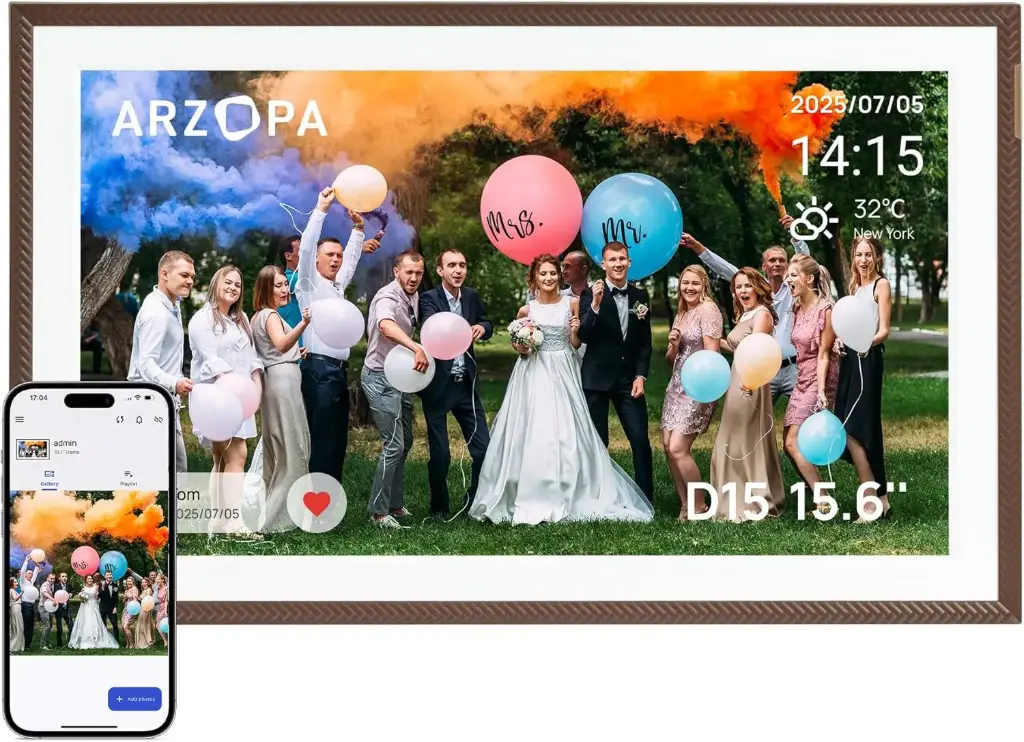 ARZOPA D15 | Digital Photo Frame 15.6" 