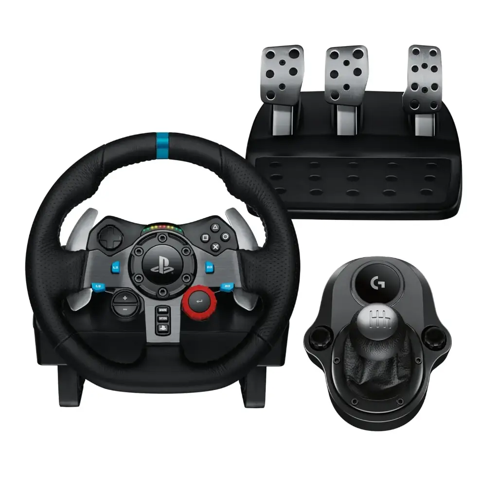 Logitech G29 Steering Wheel + Pedals + Shifter 