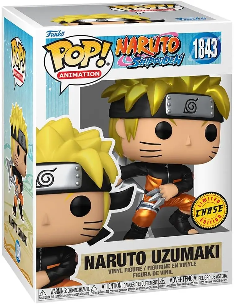 Funko Pop! Animation: Naruto Shippuden - Naruto Uzumaki (Shuriken) #1843 Vinyl Figure