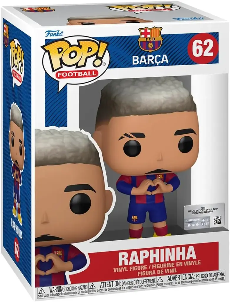 Funko Pop! Football: Barcelona - Raphinha Vinyl Figure