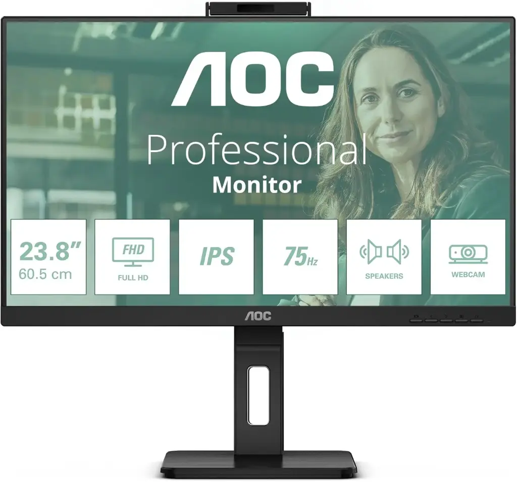 AOC Ergo Height-Adjustable | Monitor 24"