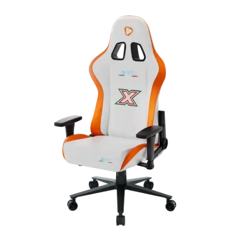 Hardcore Gaming Chair White Orange | ONEX STC X