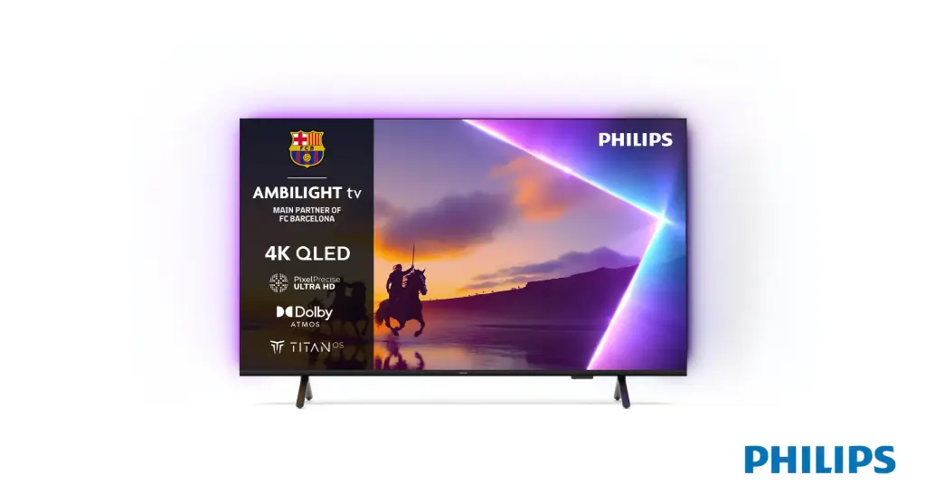 Philips 55″ 4K QLED Ambilight TV 55PUS8510 