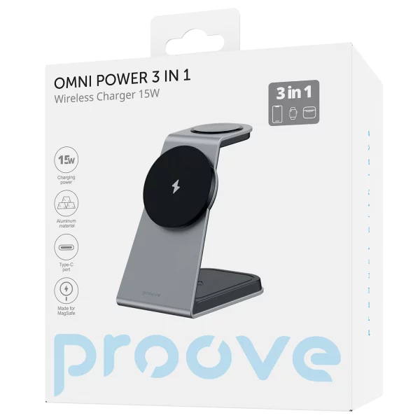 Proove Omni Power 3 in 1 Wireless Charger
