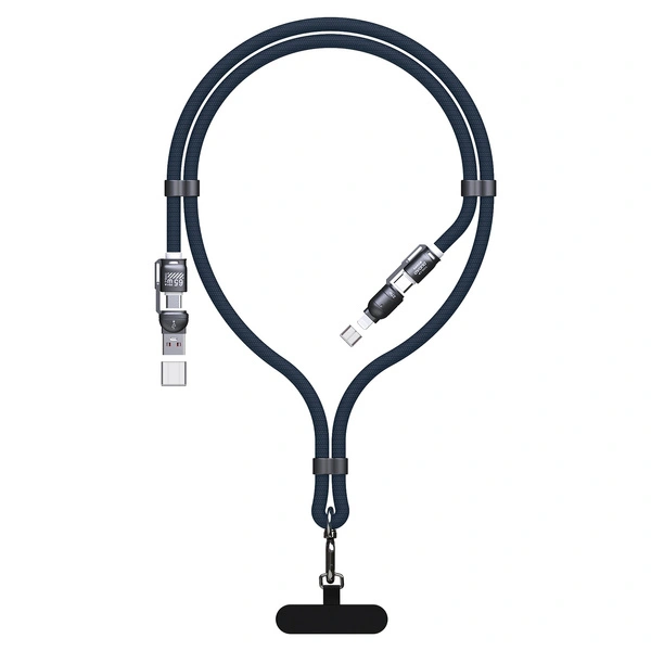 USB-C/Lightning/USB-A Adapters 4-in-1 with Lanyard | Dudao