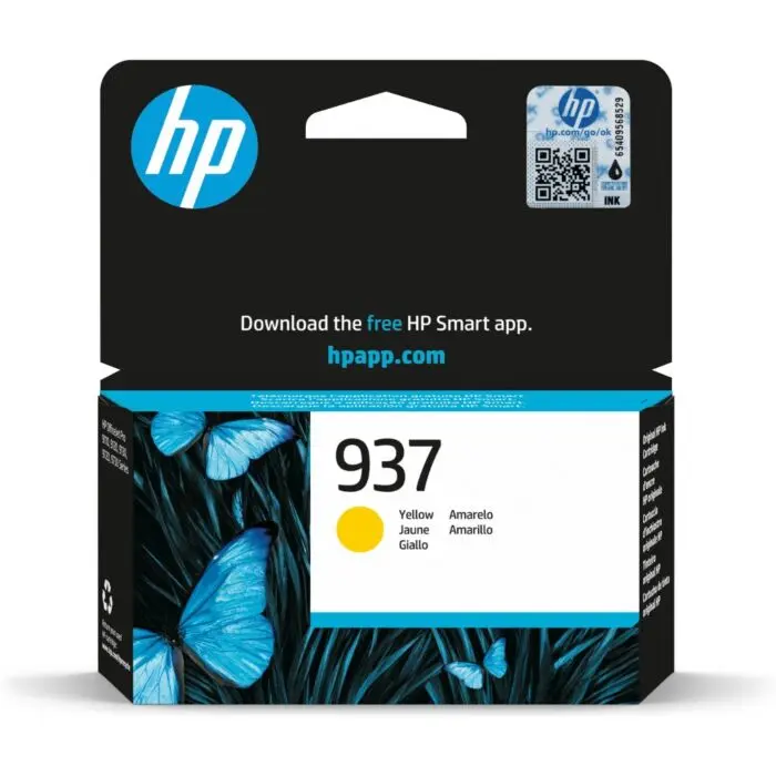 HP Original Color Ink Cartridge | HP 937 Yellow