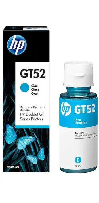 HP Original Ink Bottle | HP GT 52 Cyan