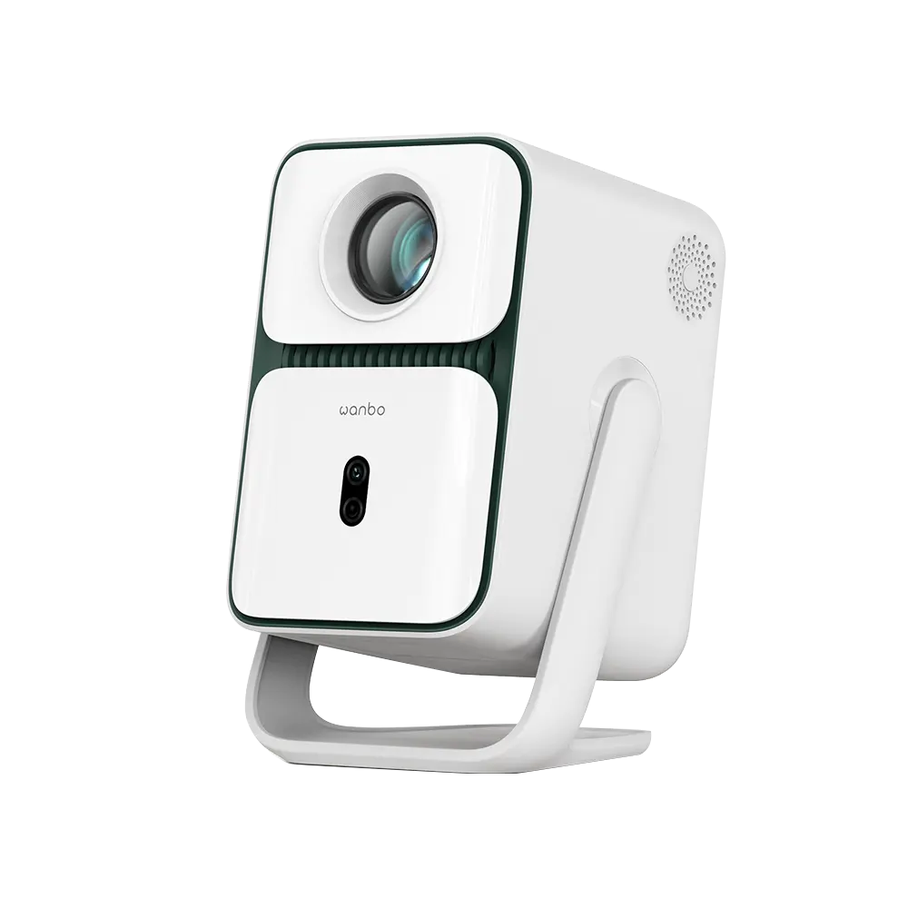 Wanbo T2 Ultra Portable Smart Projector with Gimbal White 
