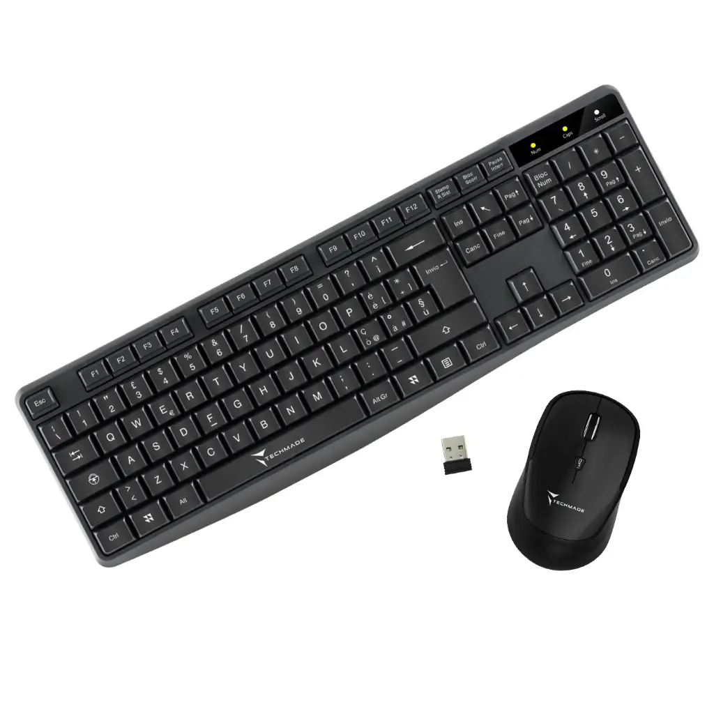 Techmade Combo Set - Wireless Keyboard & Mouse 