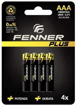 AAA Batteries 4-Pack Alkaline | Fenner 
