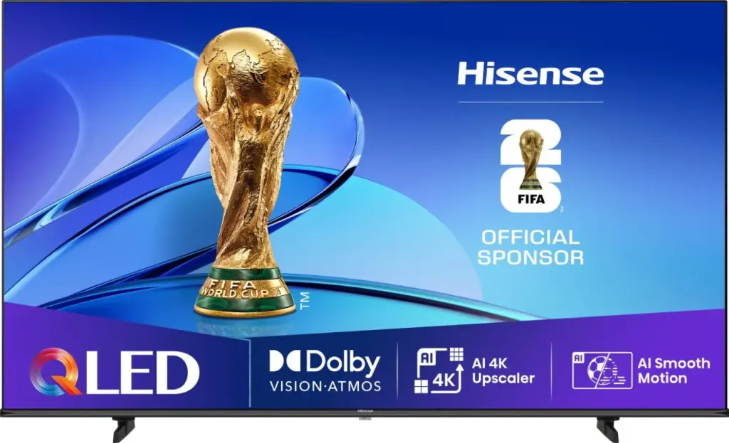 Hisense 58″ QLED 4K Ultra HD Smart TV Wi-Fi 