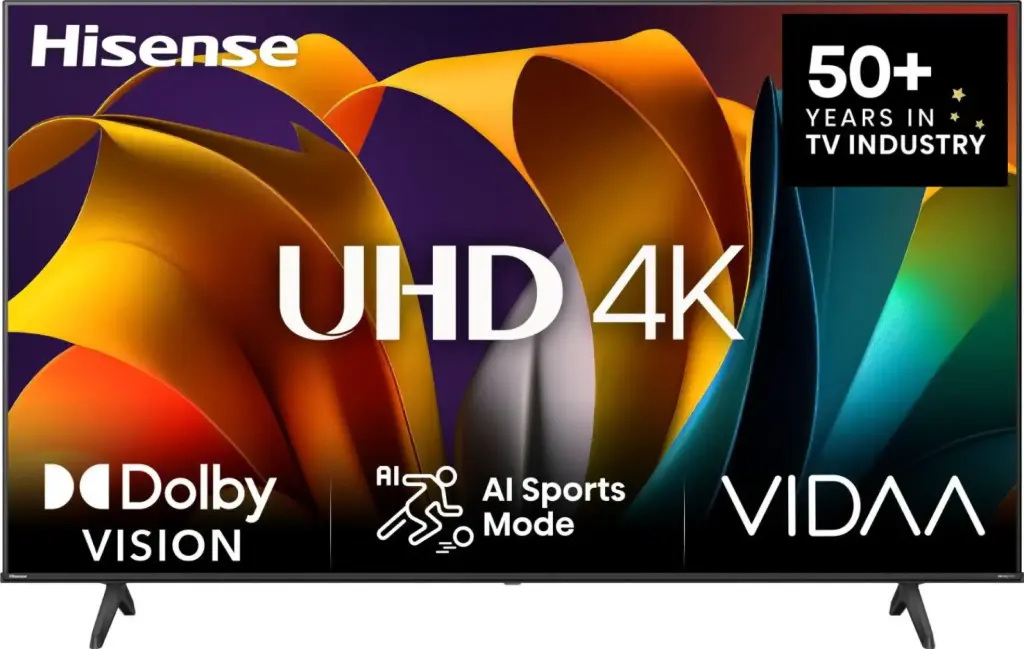 Hisense  75″ A6N UHD 4K 60Hz Smart TV Wi-Fi 
