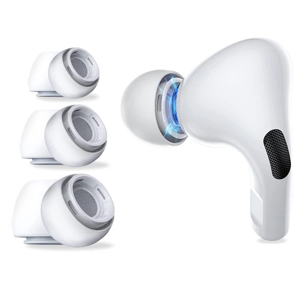 Tech-Protect Ear Tips for AirPods Pro 1&2 S/M/L Size White
