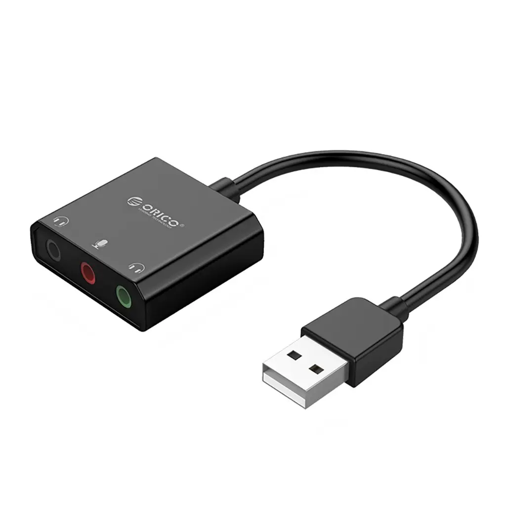 Orico USB-A External Sound Card - Black