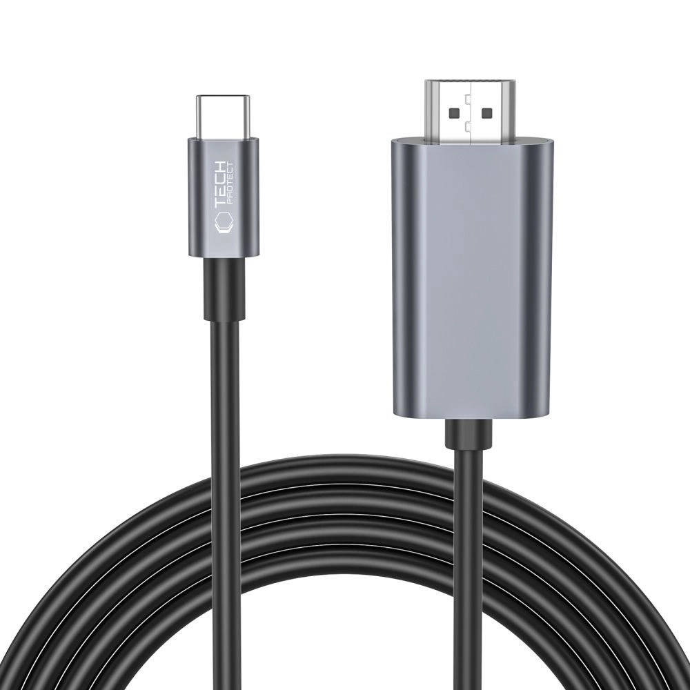 Tech-Protect UltraBoost USB-C to HDMI 4K 60Hz Cable 2m - Black
