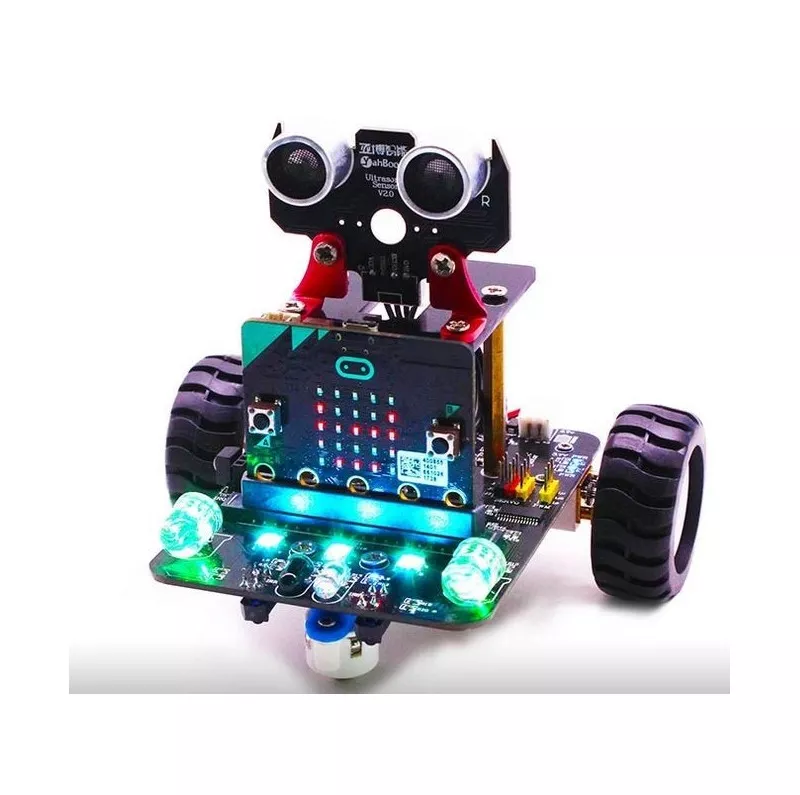 Infrared & Bluetooth programmable car robot (Micro:bit card not included)