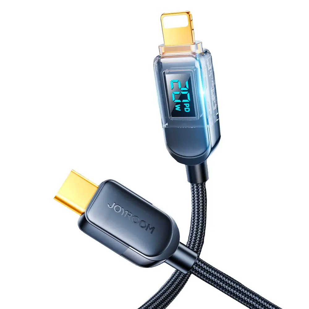 Joyroom USB-C to Lightning Charging Cable with display 1.2m 20W