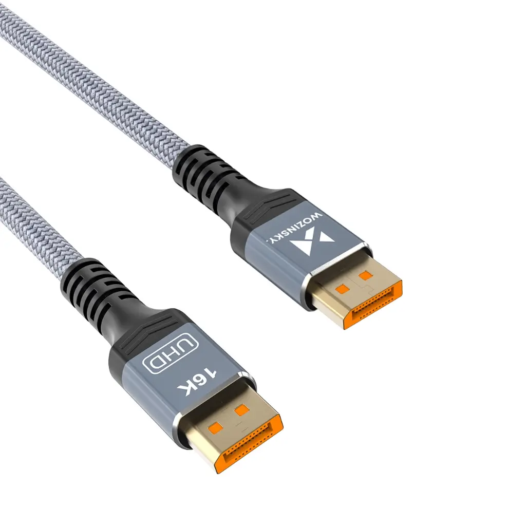 Wozinsky DisplayPort 2.1 Cable - Black
