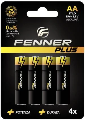 AA Batteries 4-Pack Alkaline | Fenner