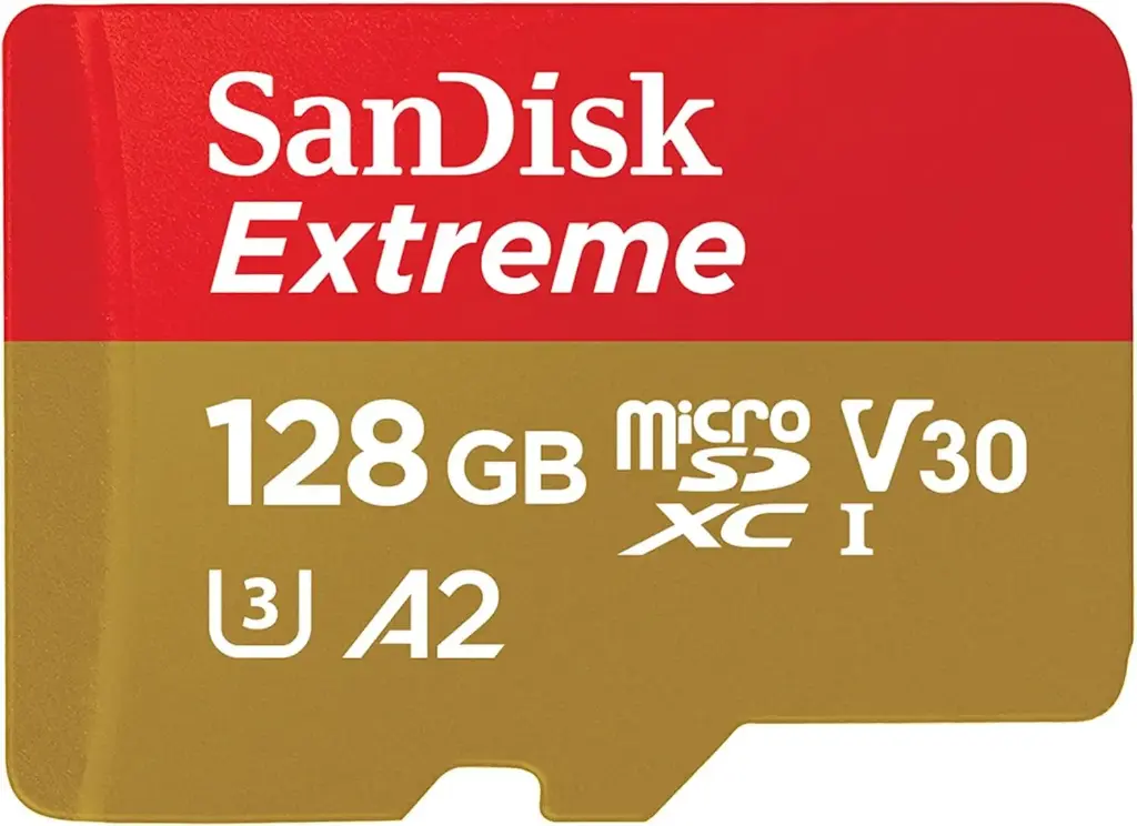SanDisk Extreme microSDXC UHS-I Memory Card with Adapter 128GB - 190MB/s