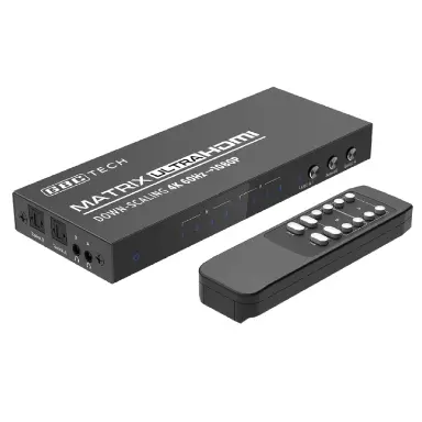 4x2 HDMI Switch Matrix 4K 60Hz with HDR, ARC & Audio Extraction