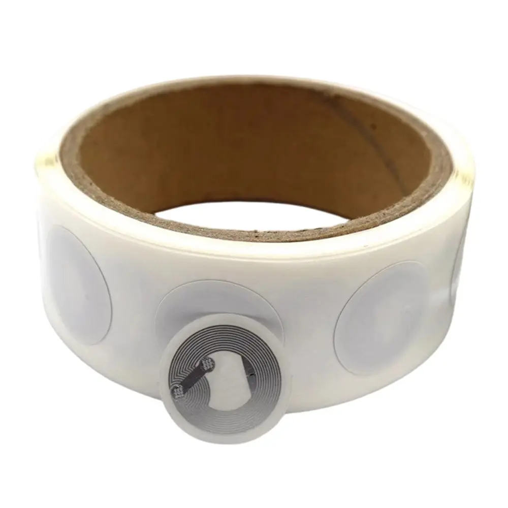10pcs 25mm Round Adhesive NFC Identification Stickers