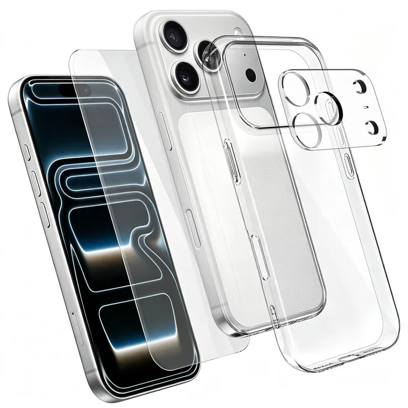 Protective Case with Screen and lens Protector | iPhone 18 Pro
