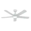 Fredo IP44 Ceiling Fan W/Light Ø132 CM 24W 3000 LM 3CCT White