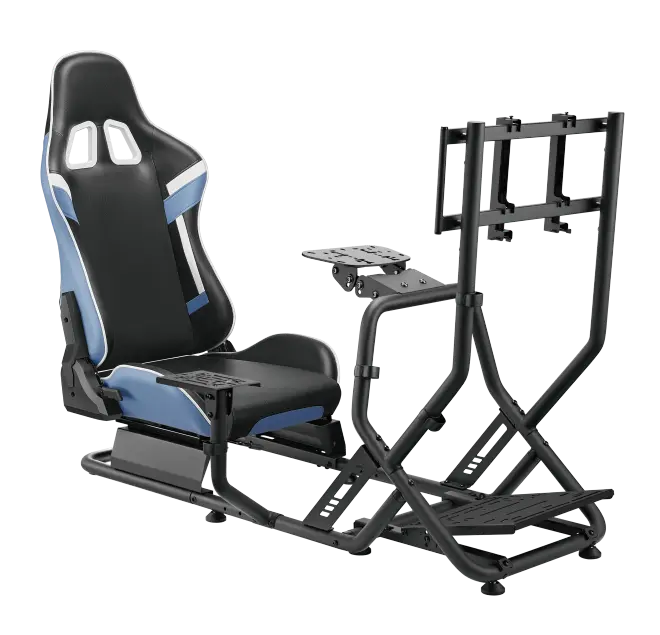 Racing Simulator Cockpit with Monitor Mount