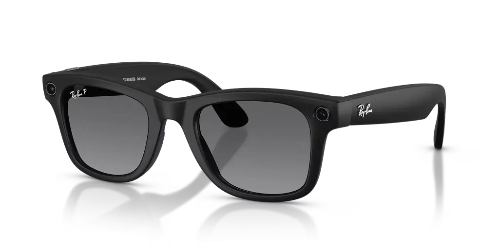 Ray-Ban Meta Wayfarer Gen 2 | Sunglasses Polarized Grey Large